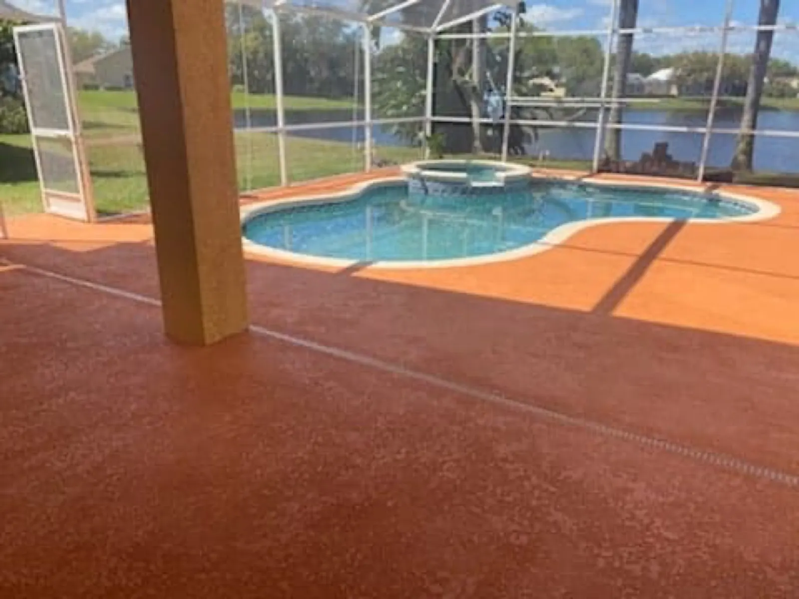 Pool Deck Resurfacing in Palm Bay, FL